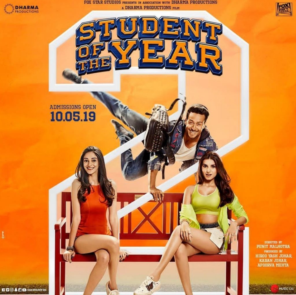 Student of the year 2 movie